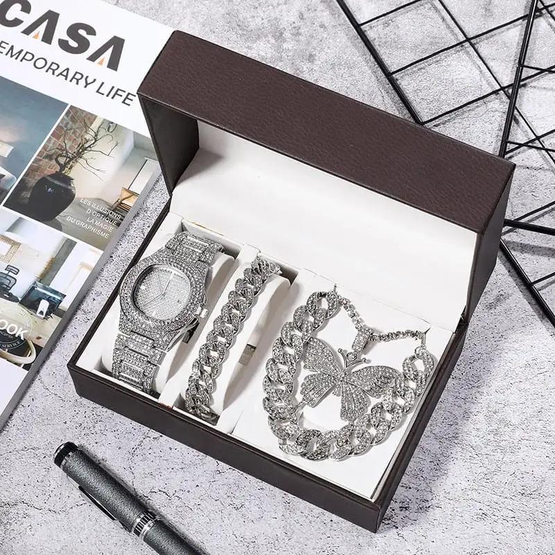 Luxury Ladies Diamond Jewelry Gift Set Jewelry Jewelry Sets