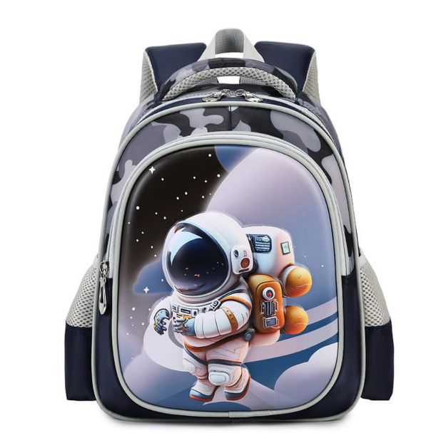 Kid's Cartoon Themed School Backpack 3D Design for Kindergarten A5 Size
