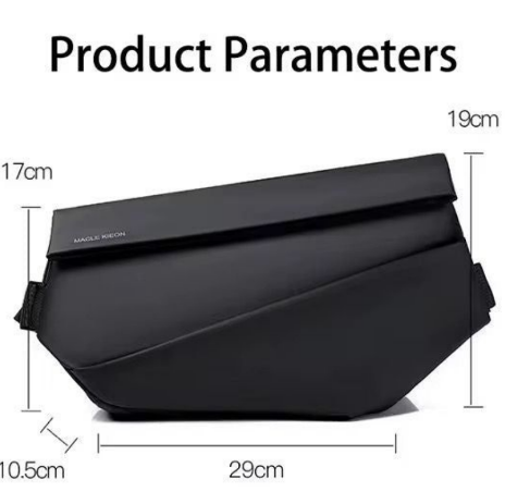 Crossbody Bag - Travel Unisex Waterproof with Key Chain