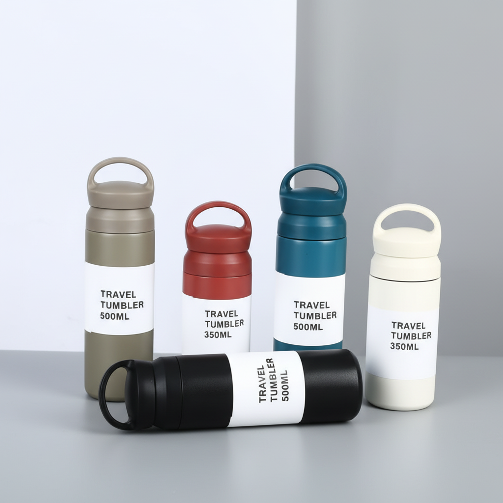 Thermal Flask - Premium Portable Insulated 500ml Stainless Steel