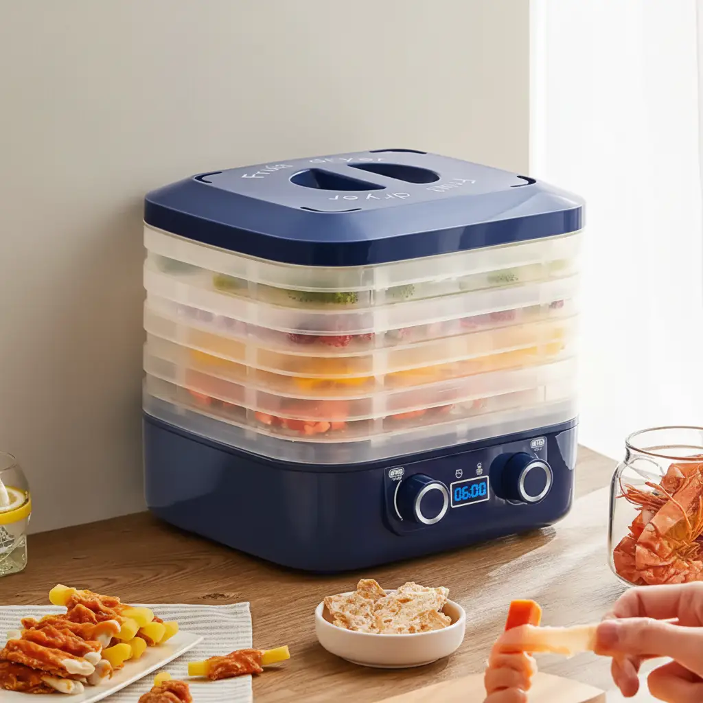 Food Dehydrator - 5-Layer Stackable with Digital Timer and Auto Air Circulation Kitchen & Dining Food Dehydrators