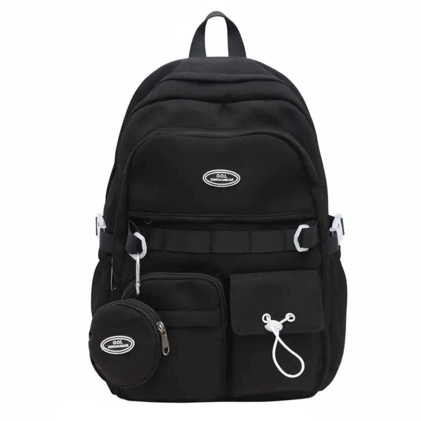 Backpack - Large Capacity Sports Travel with Mini Coin Purse Bags & Luggage School Backpacks