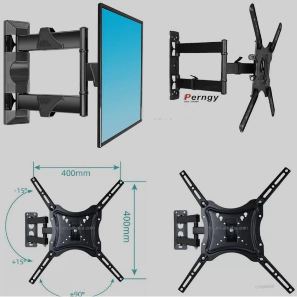 14-55 Inch Full Motion Rotating Swivel TV Wall Mount Bracket 35P Home & Garden TV & Monitor Mounts