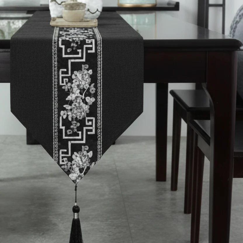 Table Runner - 33x180cm Chinese Style Home Decor Table Runners