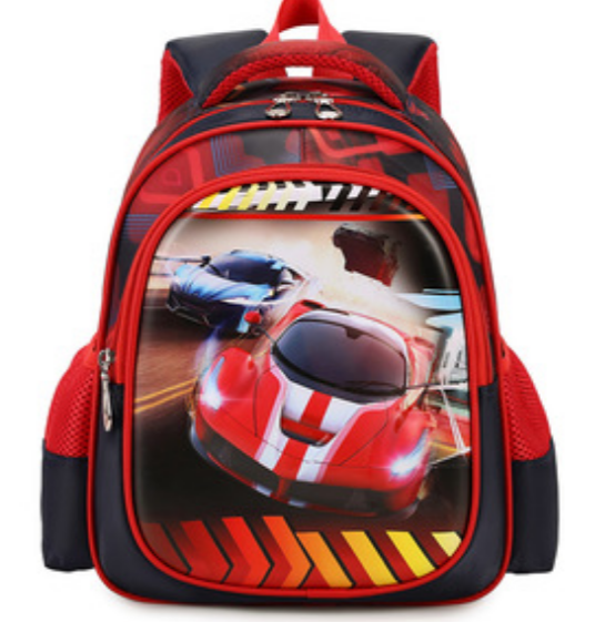 Kid's Cartoon Themed School Backpack 3D Design for Kindergarten A5 Size