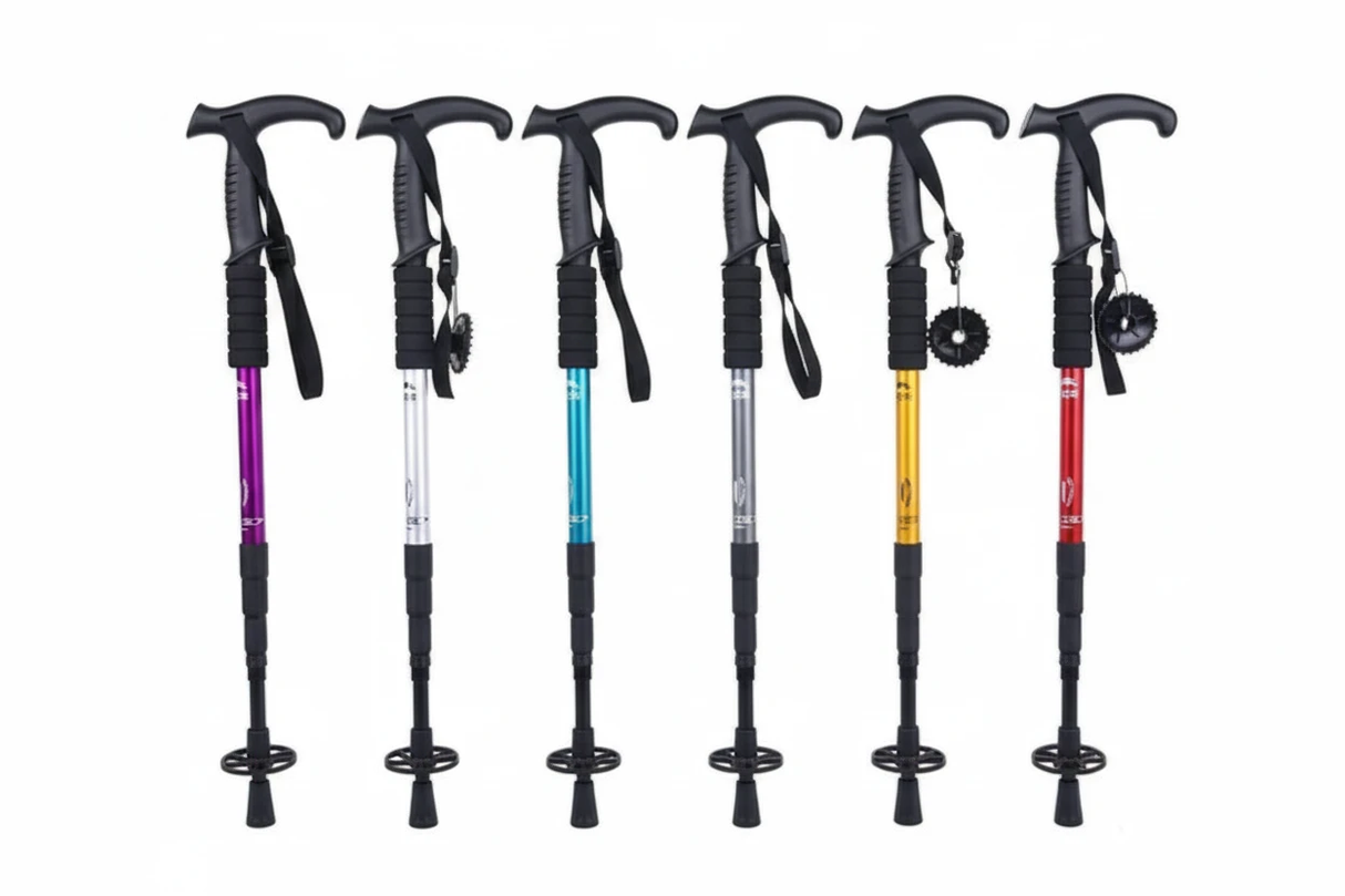 Trekking Pole - Anti-Shock Ultralight Adjustable Telescopic Travel Accessories Hiking Poles