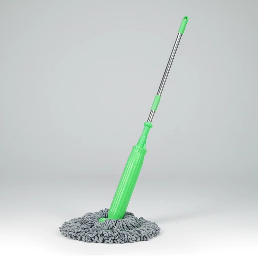 Dehydrated Bamboo Fibre Mop 2-in-1 Wet and Dry Cleaning Home Organization Mops