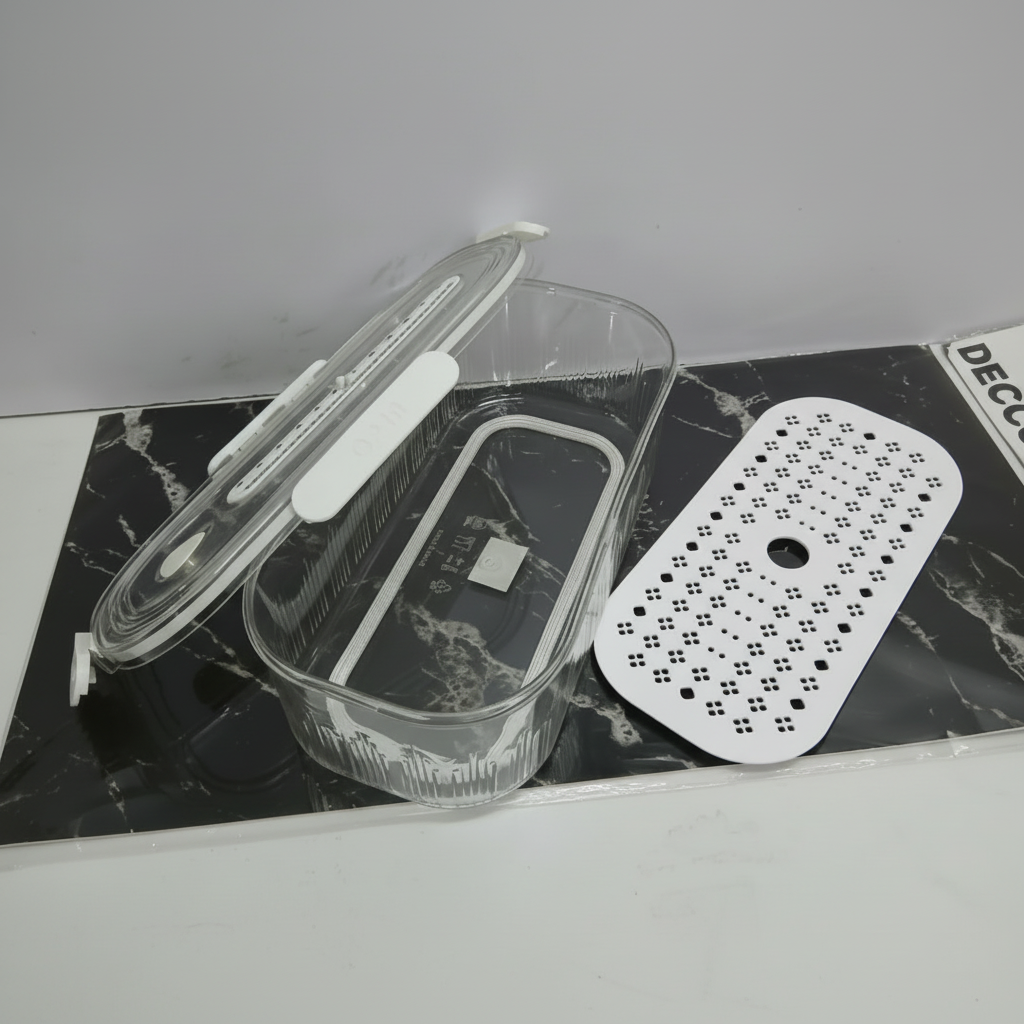 Storage Organizer - Timekeeping Stackable Fridge Container 3.5L