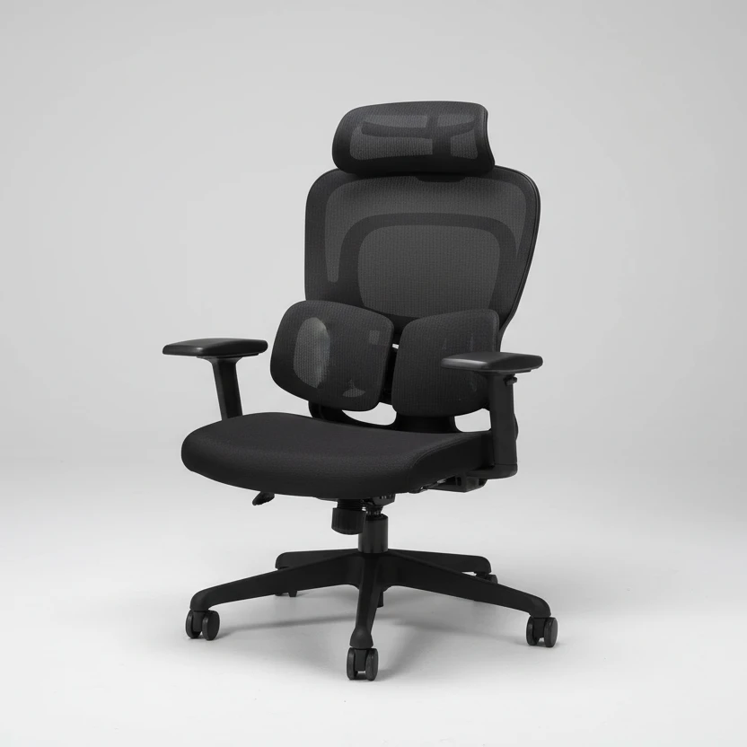Luxury Executive Office Chair - Premium Ergonomic with Headrest & Footrest Furniture Office Chairs