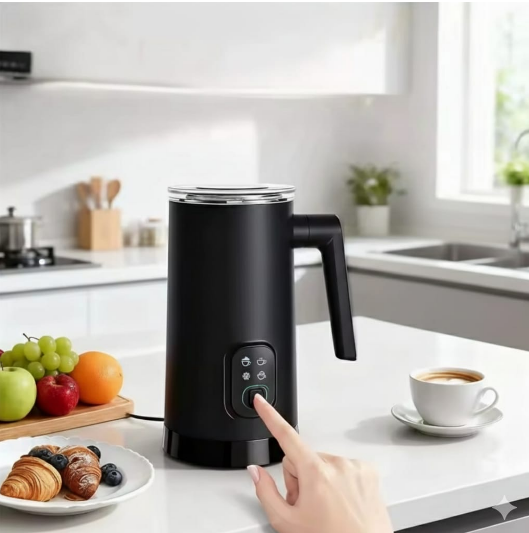 Milk Frother - Electric 4-in-1 Steamer Automatic