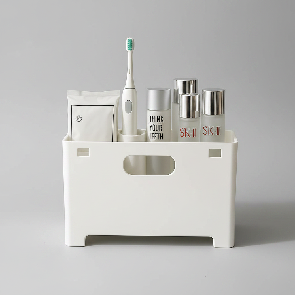 Foldable Wall-Mount Countertop Organizer Home Decor Bathtub Caddies