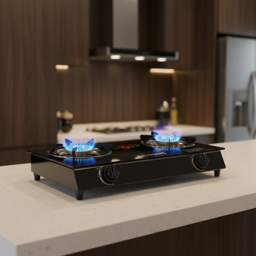 Table Cooker - Ailyons Glass Top 2-Burner Kitchen & Dining Portable Cooking Stoves