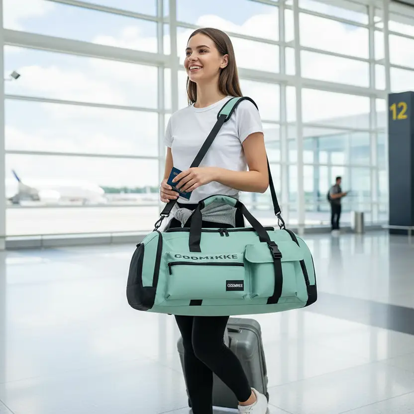 Travel Gym Bag - Coomikke Multi-Functional Duffel Backpack 48cm Bags & Luggage Gym Duffel Bags