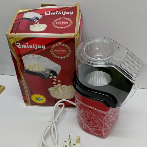 Popcorn Maker - Portable Hot Air 1200W with Measuring Cup