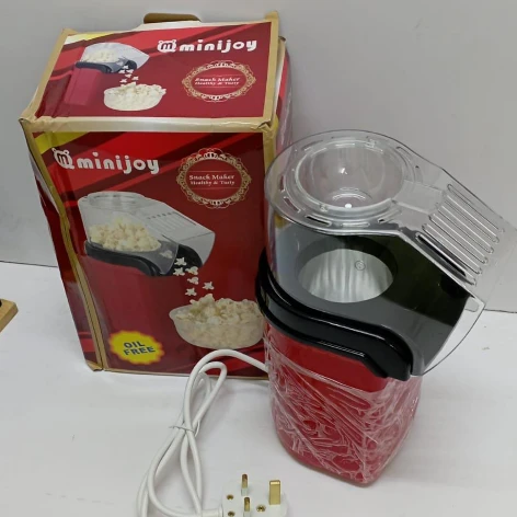 Popcorn Maker - Portable Hot Air 1200W with Measuring Cup Kitchen & Dining Popcorn Makers