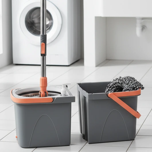 Split Spin Mop With Extra Mop Head And Double Drive Rotating Dryer Home & Garden Mops