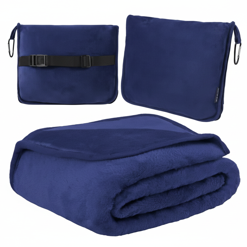 Multipurpose 2 in 1 Travelling Blanket and Pillow