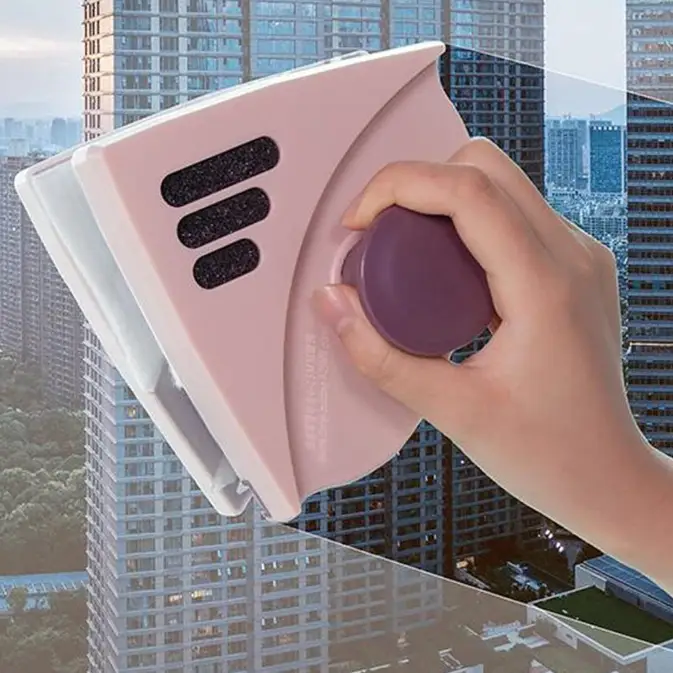 Window Cleaner - Double Sided Magnetic Glass Cleaner High-Rise Safe Home & Garden Squeegees