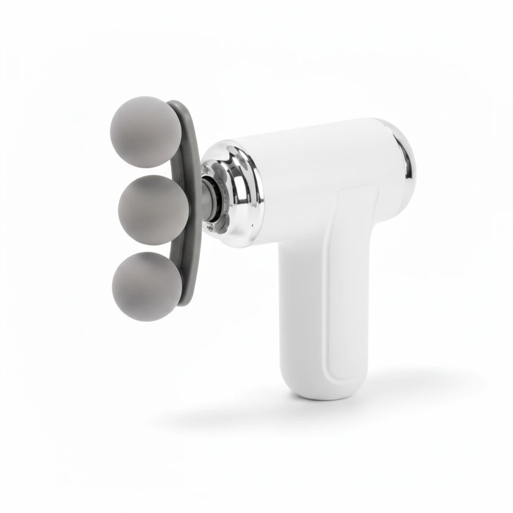 9-in-1 Deep Tissue Fascial Massage Gun USB Rechargeable Quiet Powerful Full Body Pain Relief White Black Grey Blue Home & Garden Electric Massagers