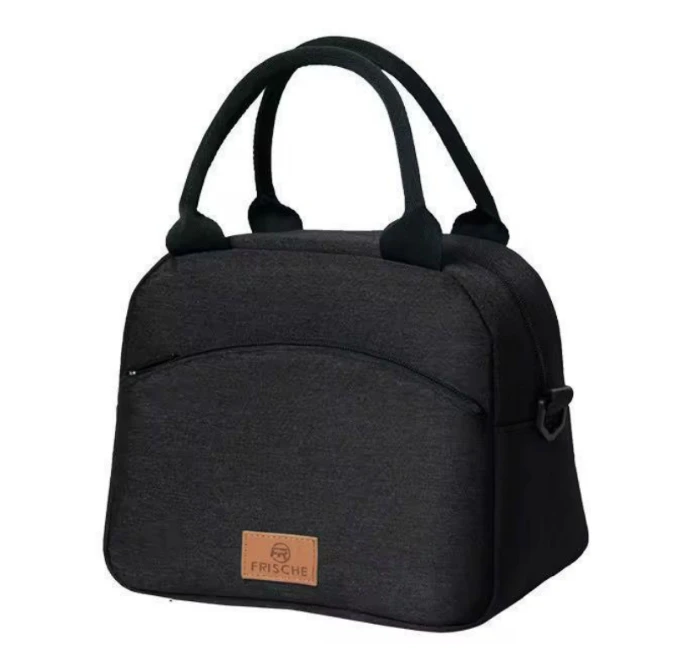 Large Capacity Insulated Lunch Bag with Shoulder Strap Half Round Bags & Accessories Lunch Bags