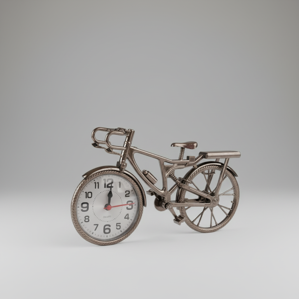 Alarm Clock - Vintage Bicycle Shape Creative Desk Clock