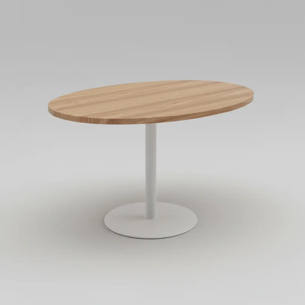 Oval Wooden Tulip Dining Table Kitchen & Dining Room Tables