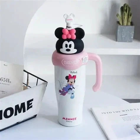 Disney Themed Stainless Steel Stanley Mug Vacuum Insulated Water Bottle Kids Essentials Water Bottles