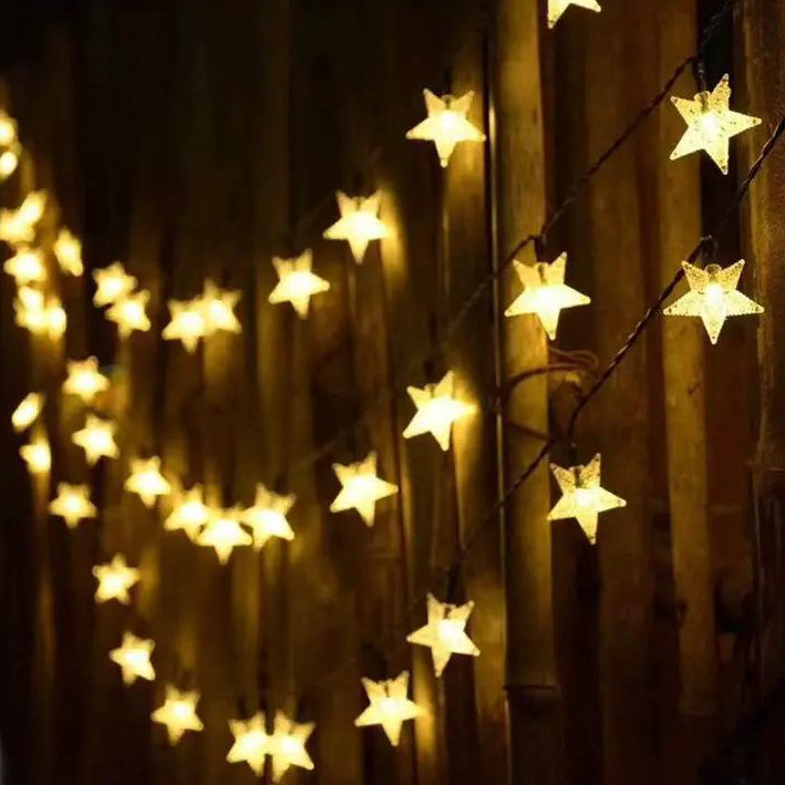 12M Solar Powered Outdoor Star Fairy Lights String lights String Lights