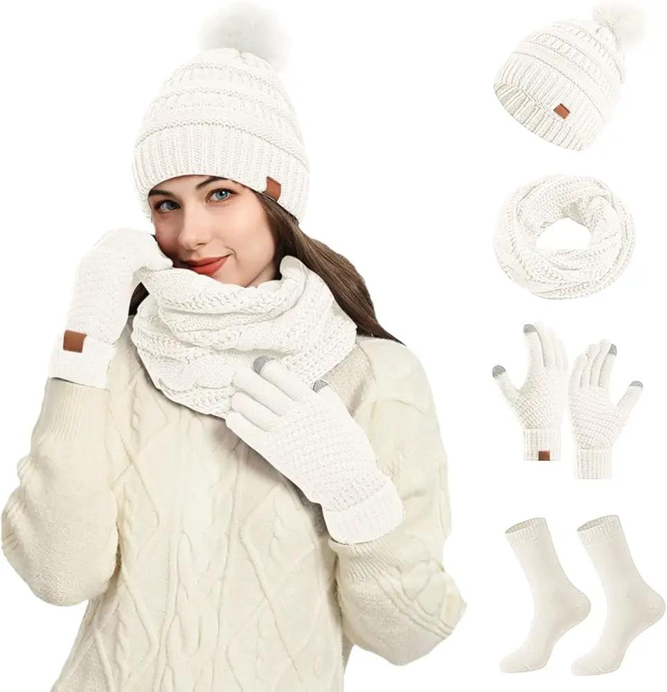 4 in 1 Knit Winter Set Knit winter set Outfit Sets