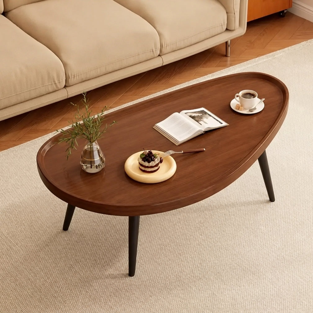 Modern Minimalist Oval Coffee Table Coffee Table Coffee Tables
