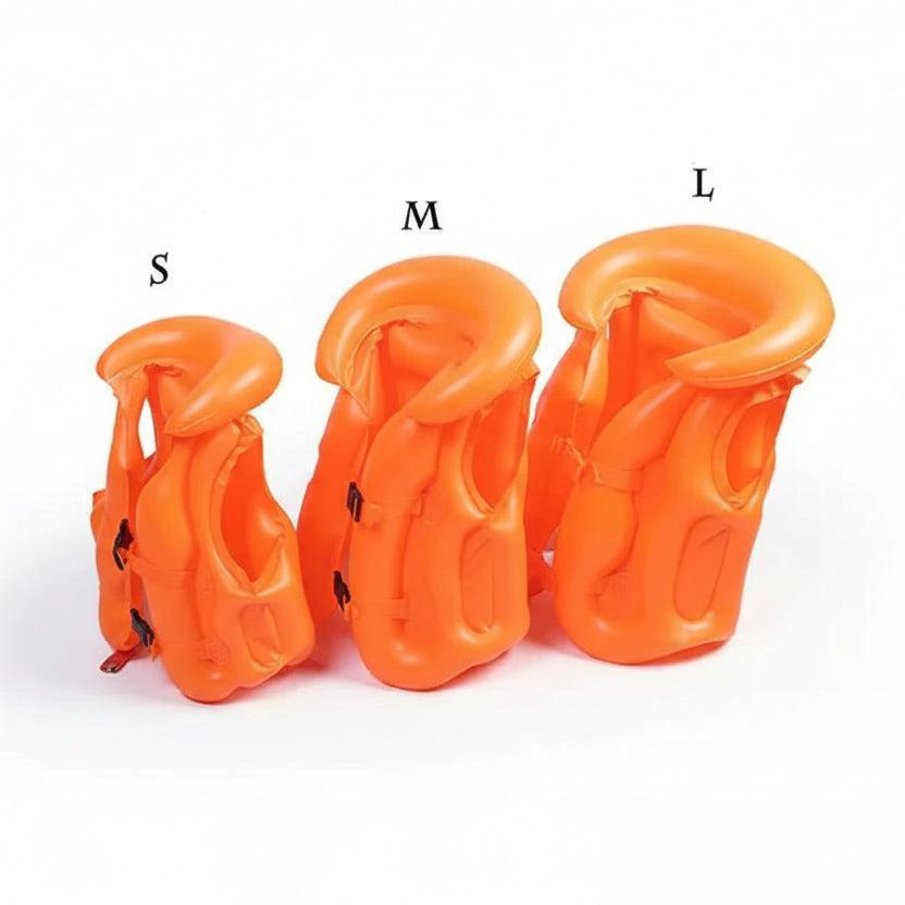 Baby Life Jacket Kids PVC Inflatable Swim Buoyancy Vest Life jackets Swim Vests