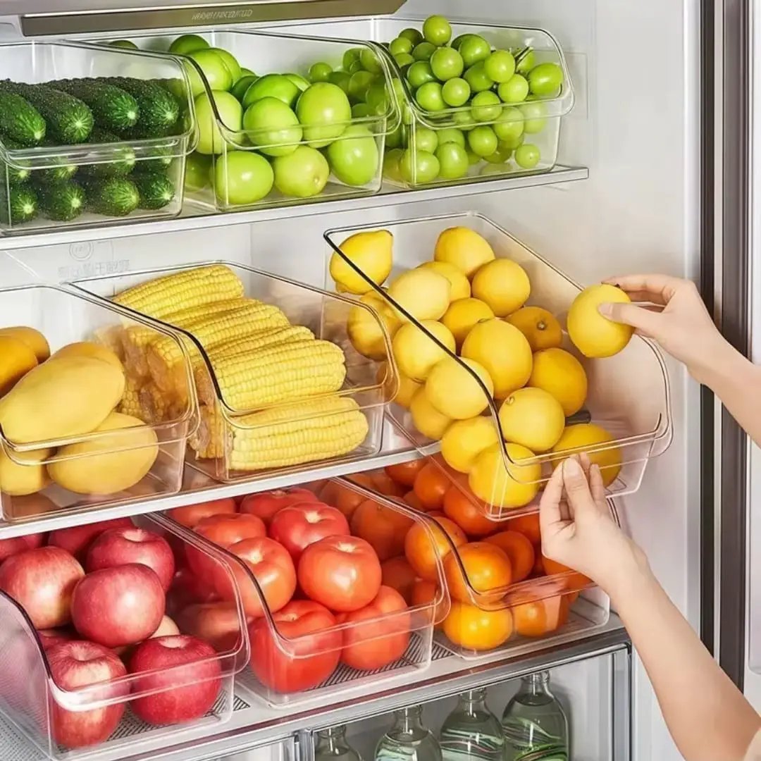 Clear Acrylic Fridge & Multipurpose Organizer Fridge organizer Kitchen Organizers