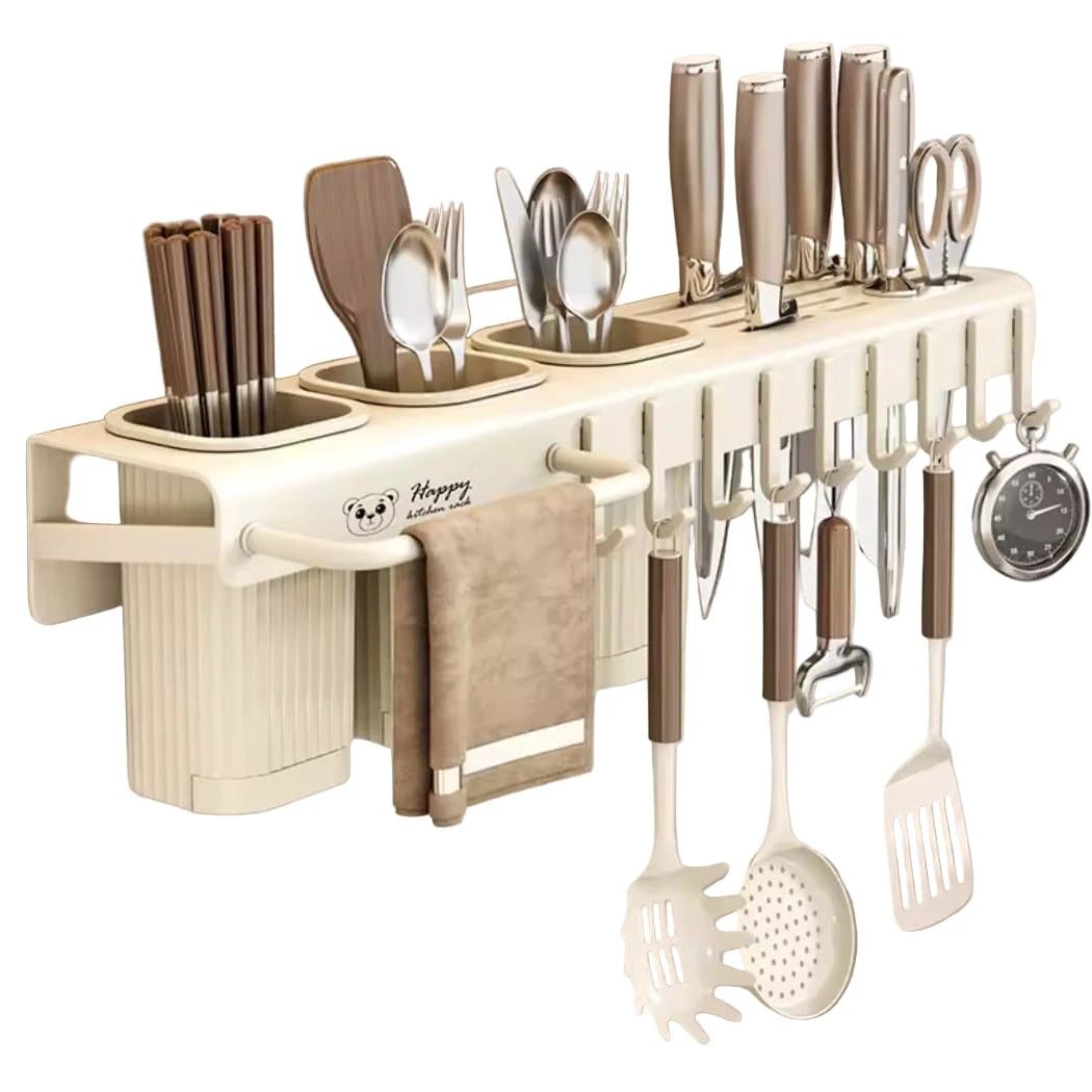 Wall Mounted Cutlery Holder – 40cm Kitchen & Dining