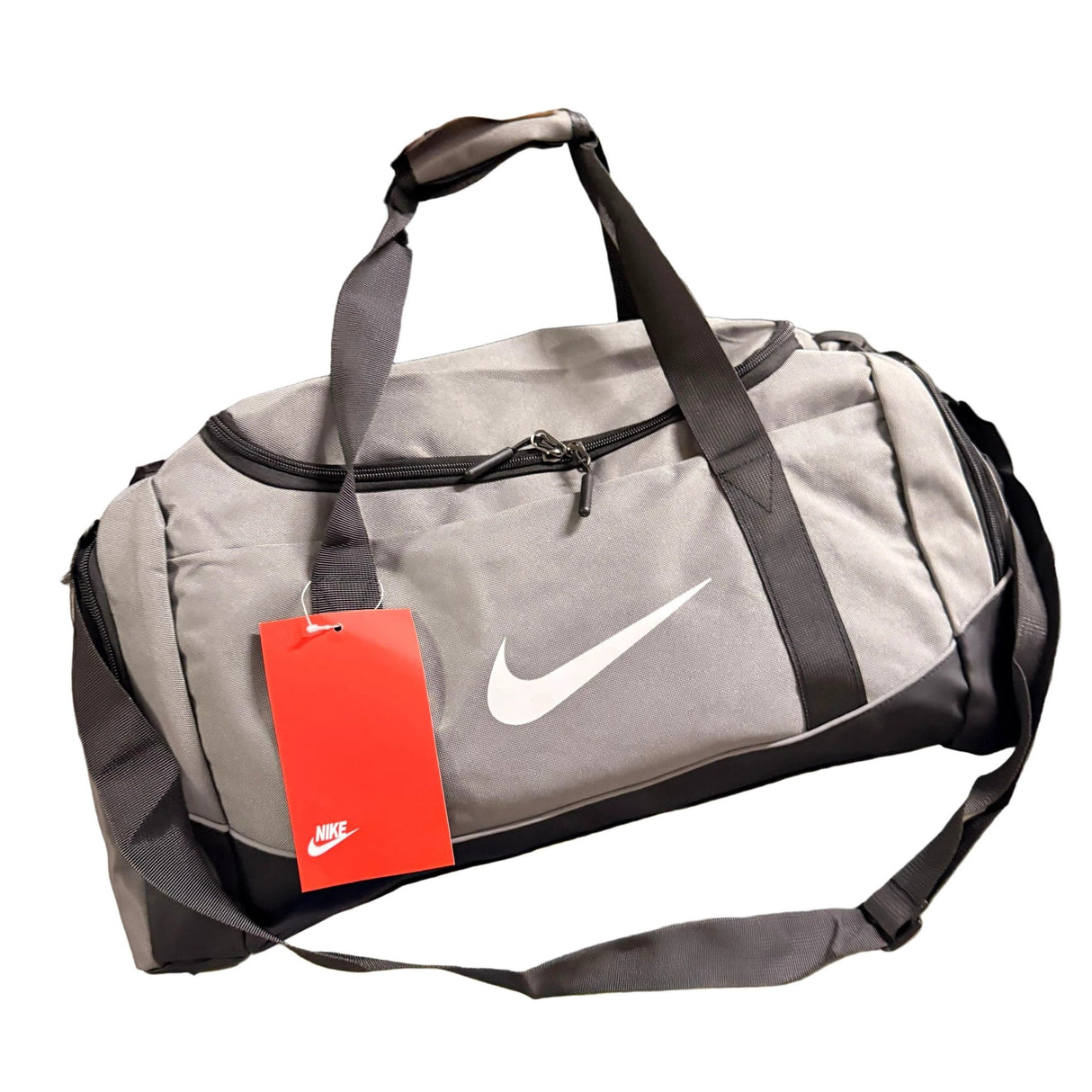 Nike Duffle Gym Bag with Shoe Compartment and Wet Clothes Section – Spacious Travel & Sports Gym Duffel Bags