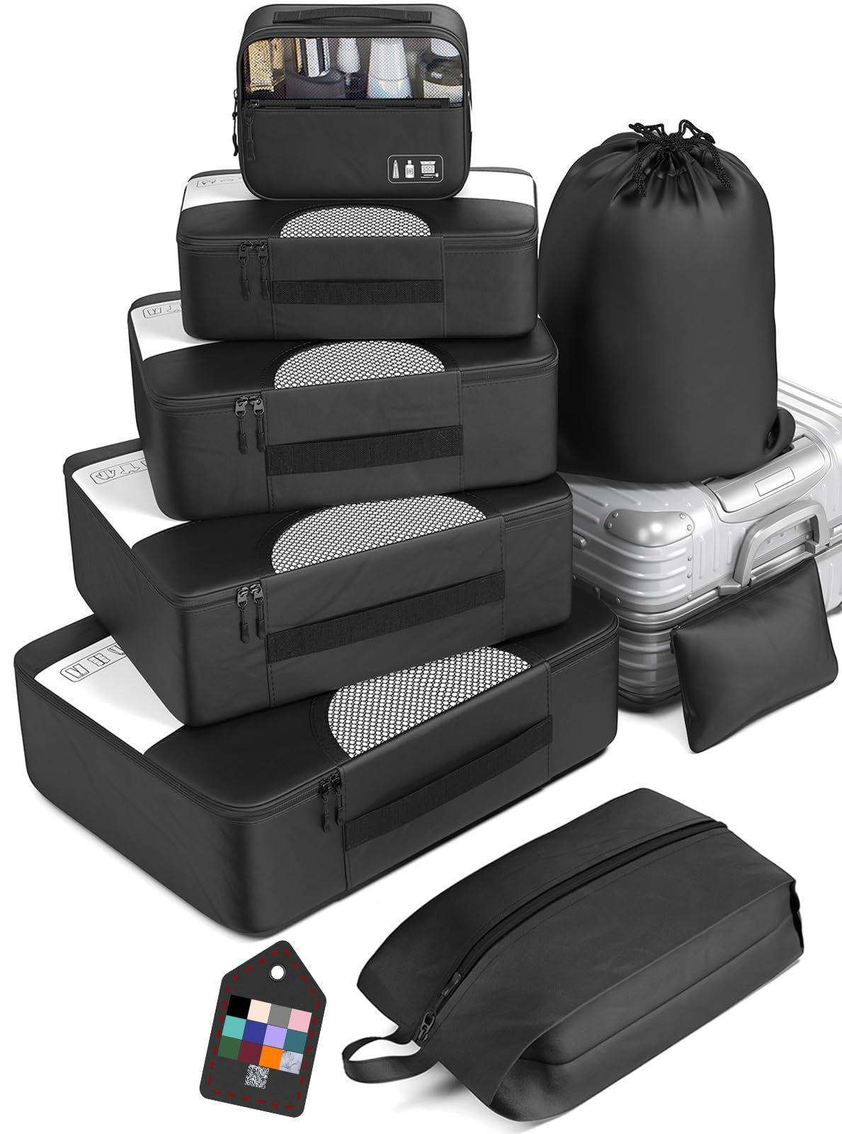 8pcs Premium Luggage Travel Organizers for Suitcase – Oxford Material