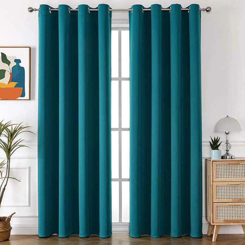 Luxury Textured High-Grade Curtains with Sheer Set Heavy Duty Fabric 100% Quality Curtains