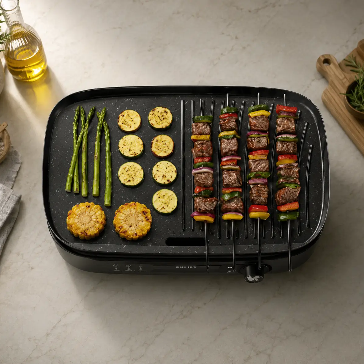 Table Top Grill HD6210/90 Grill Griddles & Grill Pans