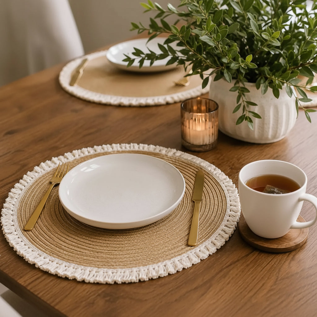 Woven Table Mats Set of 6 Table mat Placemats