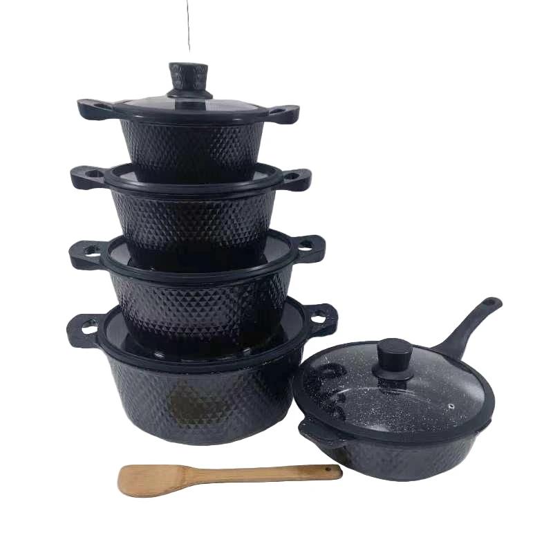 11pcs Bosch Silicone Lid Cookware Set for Modern Cooking kitchen appliances Cookware Sets