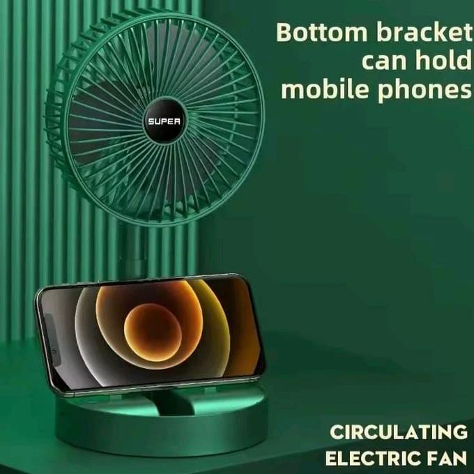 Telescopic Mini Foldable Fan 9W Expandable Height Home Appliances Desk & Pedestal Fans