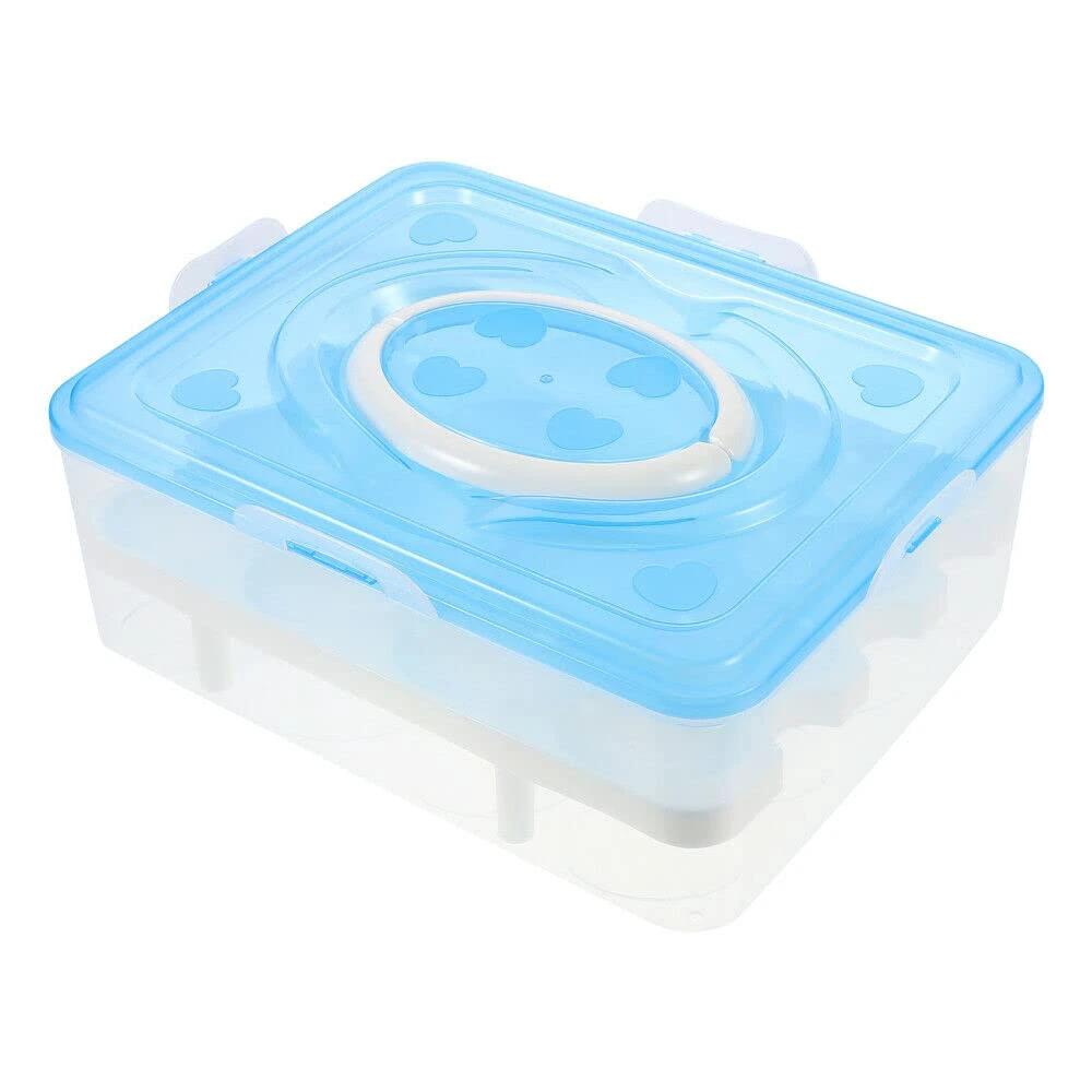 32-Egg Plastic Storage Tray – Durable Stackable Egg Holder Eggs tray Food Storage