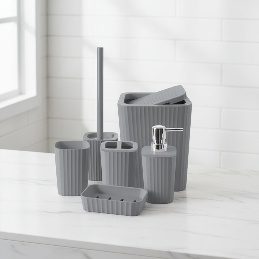 6 Piece Bathroom Accessories Set Bathroom Accessories Bathroom Accessory Sets