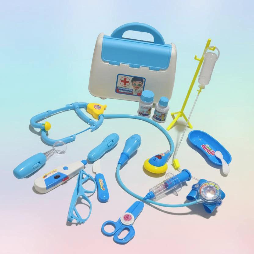 53-Piece Children Doctor Playset Educational Medical Toy Kit Baby & Kids Pretend Professions & Role Playing