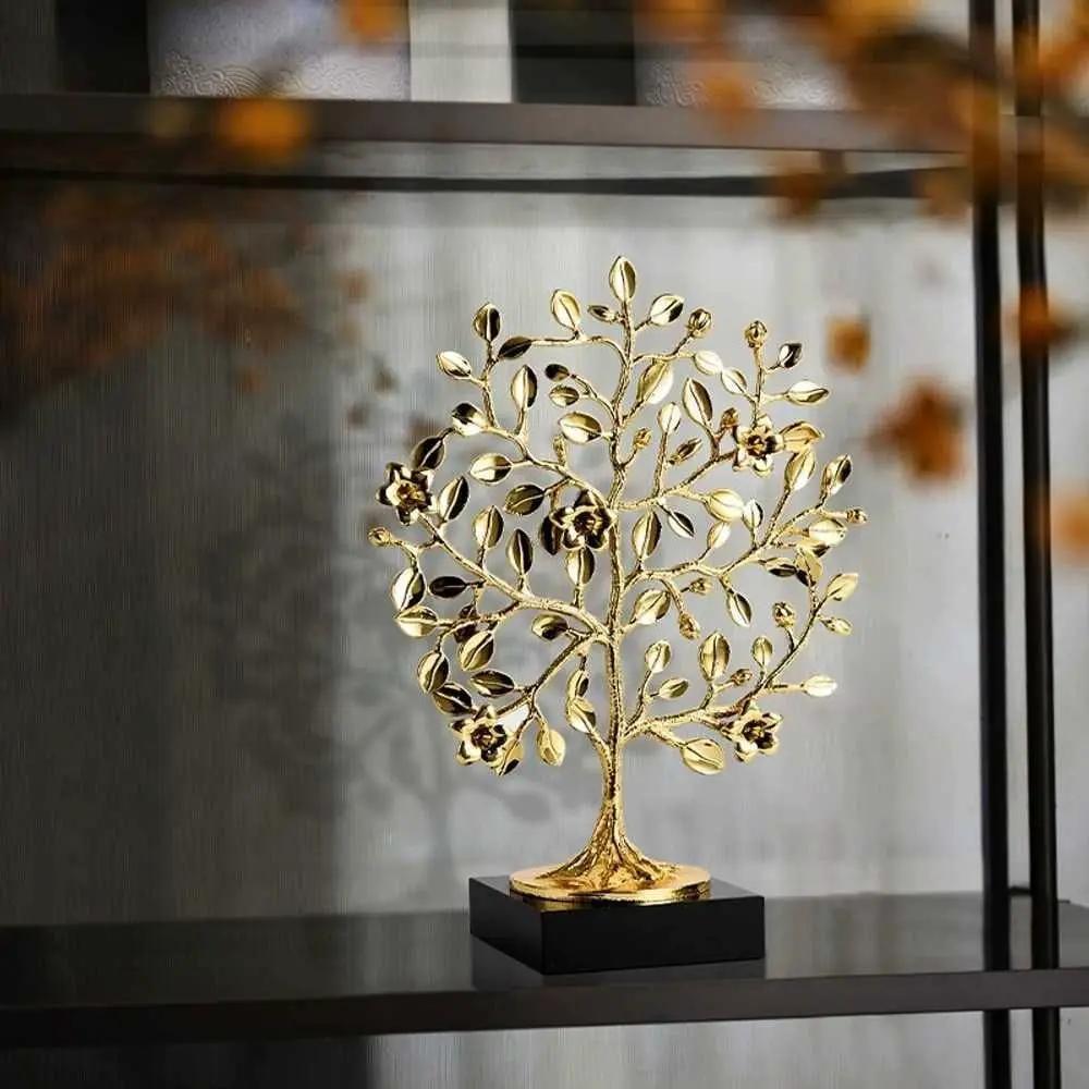 Gold Fortune Tree Decor Decor Sculptures & Statues