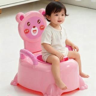 Bear Shaped Portable Baby Training Potty with Backrest Training potty