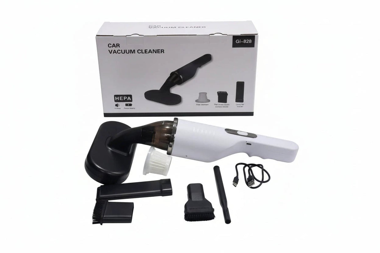 Rechargeable Handheld Car Vacuum Cleaner with HEPA Filter and Accessories Car accessories Vacuums