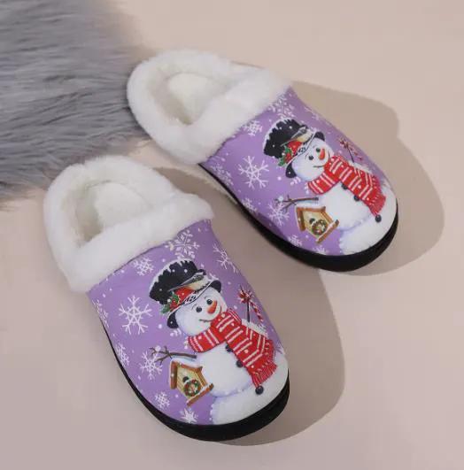 Christmas Snowman Indoor Slippers Indoor shoes Slippers
