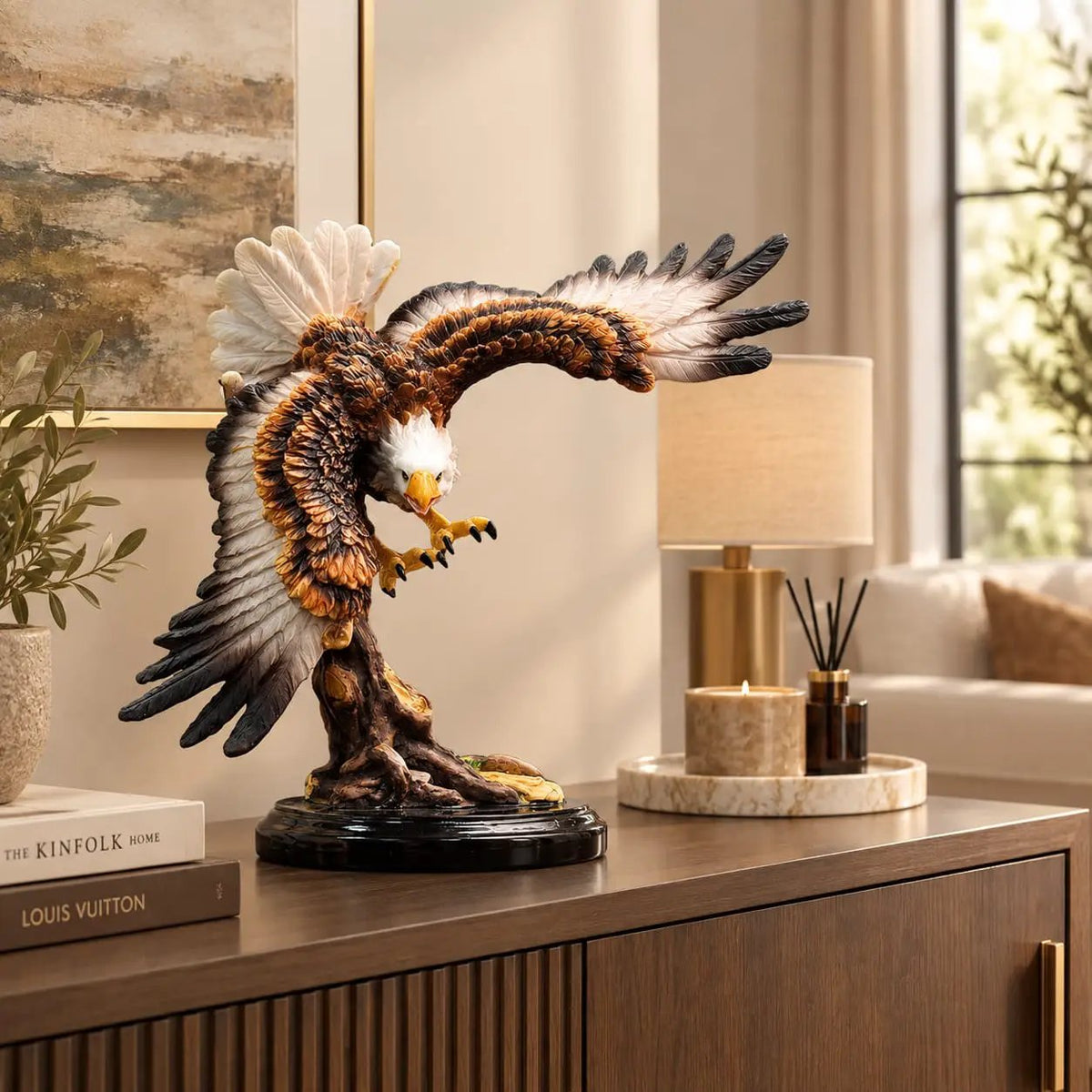 Wooden Resin Eagle Decor Decor Decor