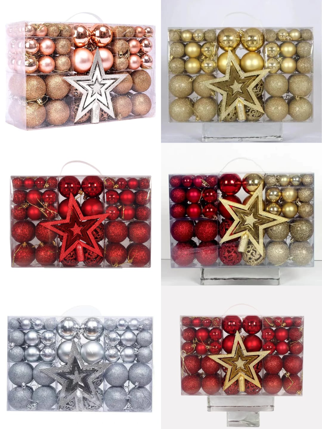 101 Pcs Christmas Tree Decor Balls Set
Bring your Christmas tree to life with this complete ornament collection!