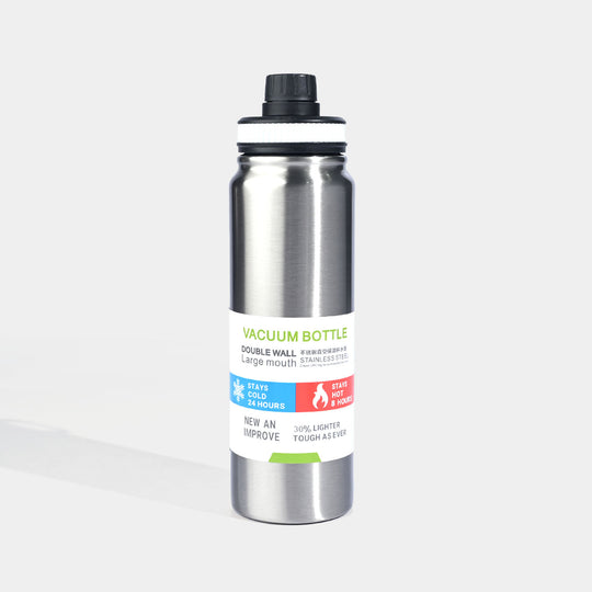Vacuum Bottle Double Wall Stainless Steel - 1 Liter